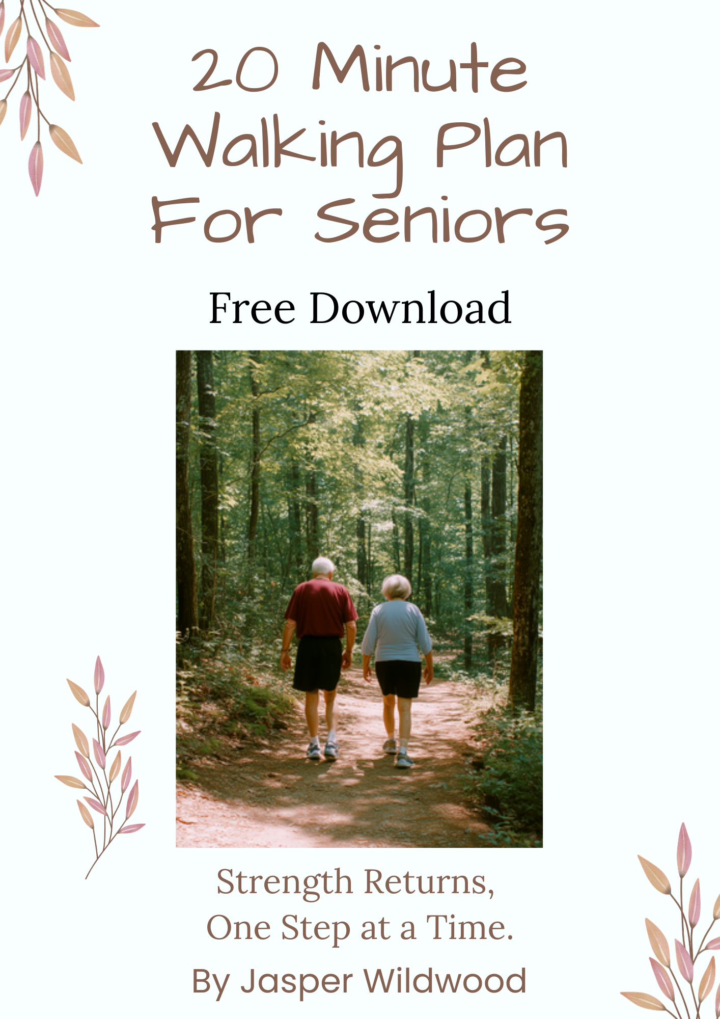 20 Minute Walking Plan Cover 20 Minute Walking Plan Cover