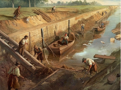 digging a canal